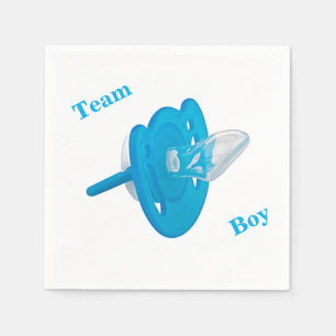 Serviette En Papier Baby Gender Reveal Party - Team Boy