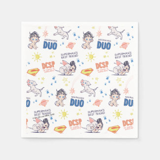 Serviette En Papier Baby Krypto & Superman Motif