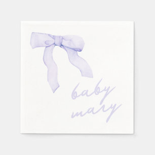 Serviette En Papier Baby shower à mâchoires personnalisé