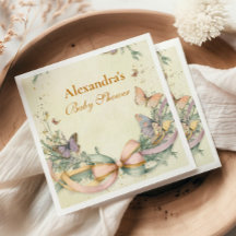 Baby shower à papillon lunaire