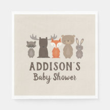 Baby shower à thème en bois