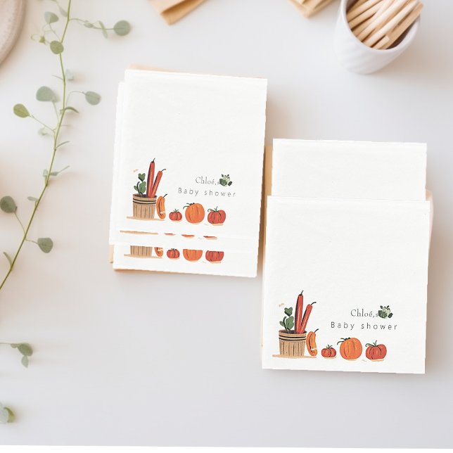 Serviette En Papier Baby shower agricole (Créateur téléchargé)