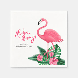 Serviette En Papier Baby shower Aloha