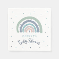 Baby shower arc-en-ciel Pastel Muet