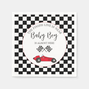 Serviette En Papier Baby shower automobile