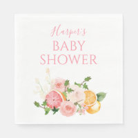 Baby shower aux fruits végétaux d'agrumes