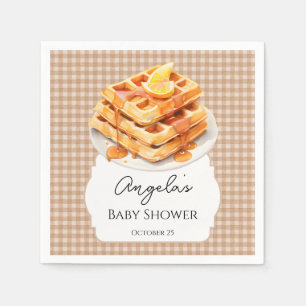 Serviette En Papier Baby Shower Baby Brunch Gaufres