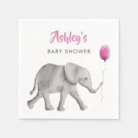 Baby shower bébé éléphant serviettes avec ballon r