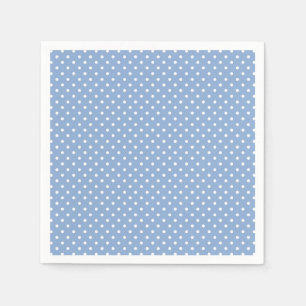 Serviette En Papier Baby Shower Bébé Point Bleu