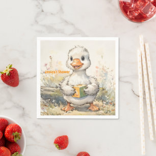 Serviette En Papier Baby Shower Bosse de Canard de Maman 