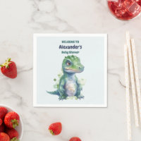 Baby shower Boy Dinosaur