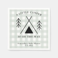 Baby shower camping