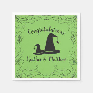 Serviette En Papier Baby shower Casquette sorcière Halloween