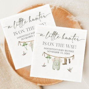 Serviette En Papier Baby Shower Chasse au Canard