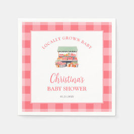 Serviette En Papier Baby shower cultivé localement