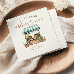 Serviette En Papier Baby shower cultivé localement