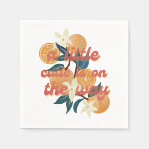 Serviette En Papier Baby shower Cutie