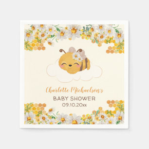 Serviette En Papier Baby shower d'abeilles