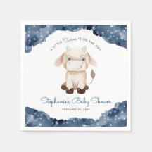 Baby shower d'aquarelle céleste Taurus