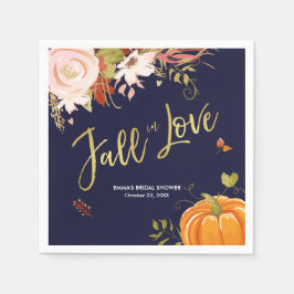 Serviette En Papier Baby shower d'automne nuptiale de Naples automne d