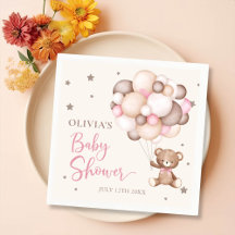 Baby shower de ballotte rose Teddy