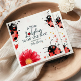 Serviette En Papier Baby shower de Boho Little Ladybug