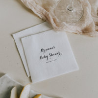 Baby shower de calligraphie moderne