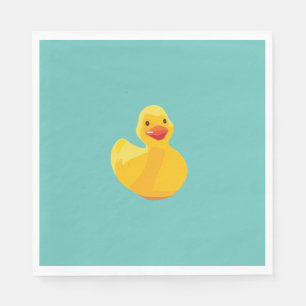 Serviette En Papier Baby shower de canard en caoutchouc