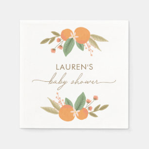 Serviette En Papier Baby shower de Citrus Little Cutie