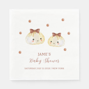 Serviette En Papier Baby shower de dumping neutre entre les sexes