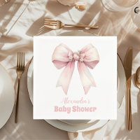 Baby shower de fille à la cou rose
