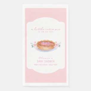 Serviette En Papier Baby shower de framboise à la croûte à la crème do