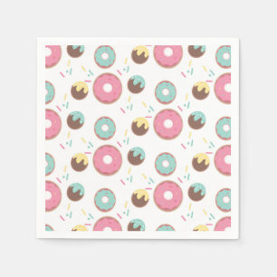 Serviette En Papier Baby shower de la fête des beignes