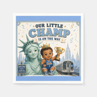 Serviette En Papier Baby Shower de Little Champ Basketball