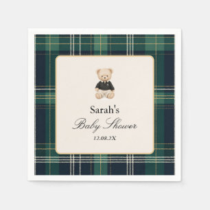 Serviette En Papier Baby shower de luxe garçon