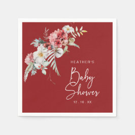Serviette En Papier Baby shower de Noël