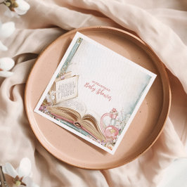 Serviette En Papier Baby shower de nouveau chapitre Storybook