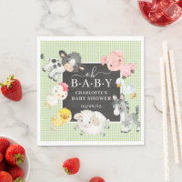 Baby shower des animaux de ferme