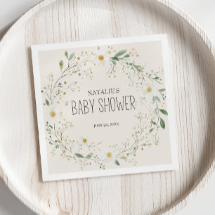Serviette En Papier Baby shower des animaux de ferme Meadow Friends