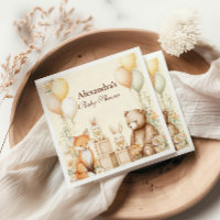 Baby shower des animaux forestiers