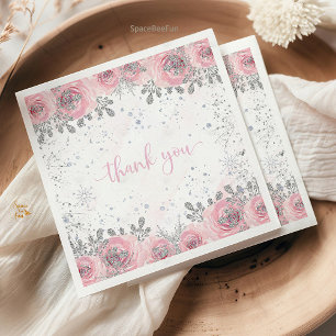 Serviette En Papier Baby shower d'hiver
