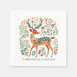 Serviette En Papier Baby shower d'hiver Noël