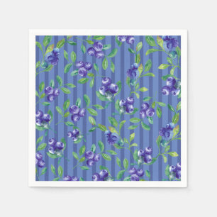 Serviette En Papier Baby shower doux aux bleuets Berry