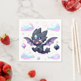 Serviette En Papier Baby shower Dragon Enchanted