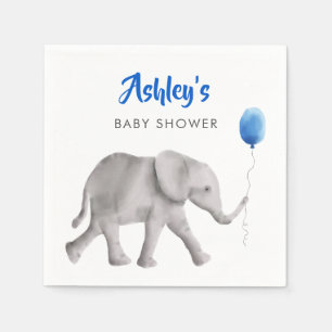 Serviette En Papier Baby shower Eléphant Bébé Cute