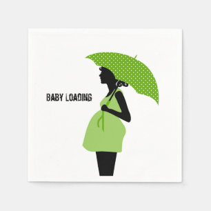 Serviette En Papier Baby shower enceinte