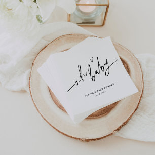 Serviette En Papier Baby shower EVERLEIGH Oh Baby