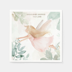 Serviette En Papier Baby shower Fée Blonde