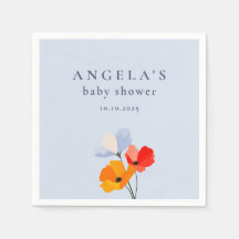 Baby Shower Fleur de Pavot Gras