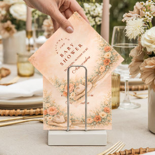Serviette En Papier Baby-Shower Floral Western